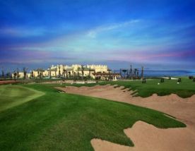 View Mazagan Golf Club's scenic golf course situated in vibrant Morocco.