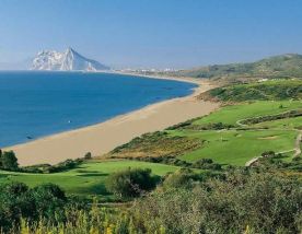 The Alcaidesa Links Course's beautiful golf course in magnificent Costa Del Sol.