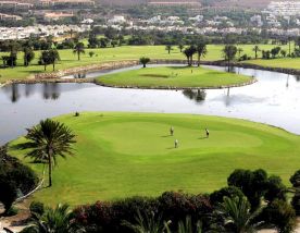 The Almerimar Golf Club's picturesque golf course situated in impressive Costa Almeria.