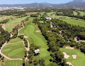 The El Prat Golf Club's beautiful golf course situated in marvelous Costa Brava.