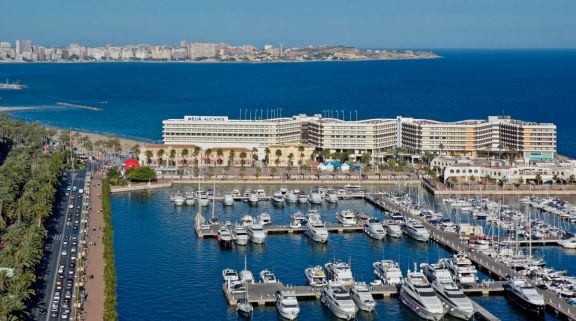 The Melia Alicante Hotel's scenic marina in sensational Costa Blanca.