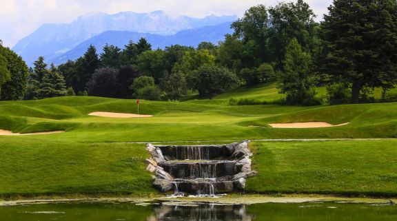 All The Evian Resort Golf Club's beautiful golf course situated in vibrant French Alps.