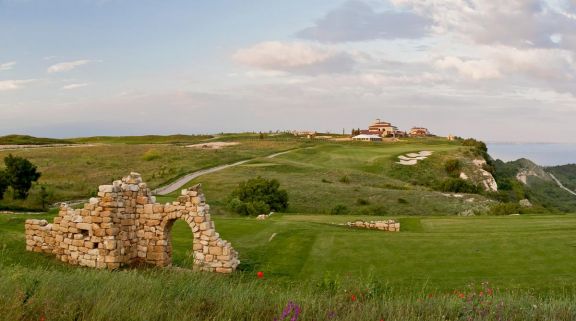 The BlackSeaRama Golf Club's scenic golf course in brilliant Black Sea Coast.