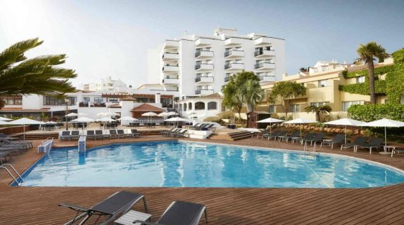 The Tivoli Lagos Hotel 's lovely main pool in staggering Algarve.
