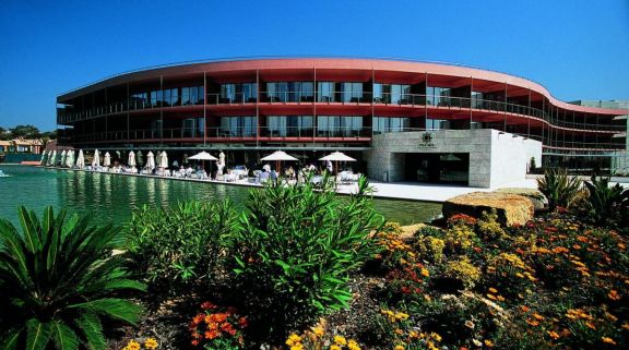 View Vila Sol Golf Resort Hotel's lovely outdoor seating within magnificent Algarve.