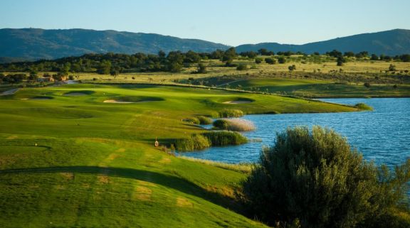 The Alamos Golf Course's scenic lake in fantastic Algarve.