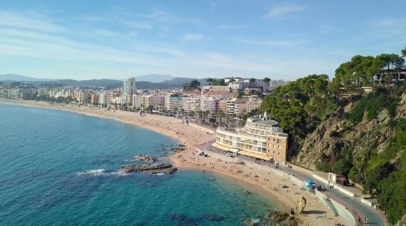 The Gran Hotel Monterrey's impressive beach situated in amazing Costa Brava.