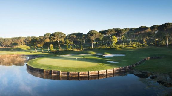 The PGA Catalunya Stadium Course's picturesque 11th hole in sensational Costa Brava.