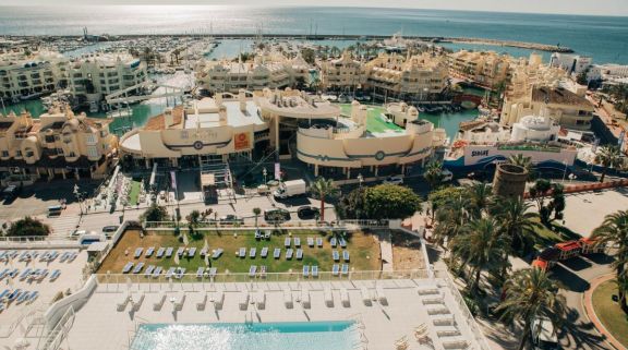The Hotel Alay's scenic sea view within dazzling Costa Del Sol.