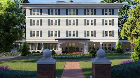 The Manor Inn at Pinehurst Resort's lovely hotel in pleasing North Carolina.