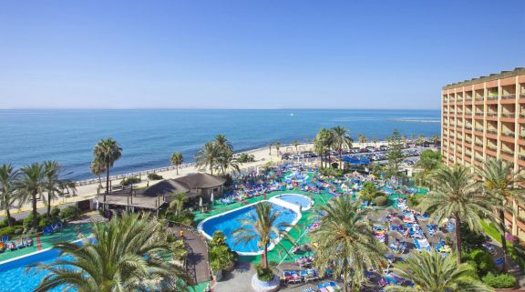 View Sunset Beach Club's picturesque hotel within dazzling Costa Del Sol.