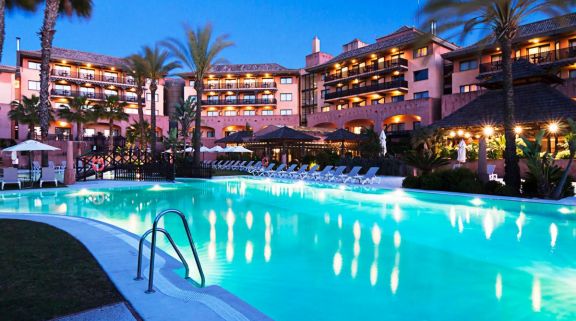 The Islantilla Golf Resort Hotel's spectacular main pool within brilliant Costa de la Luz.