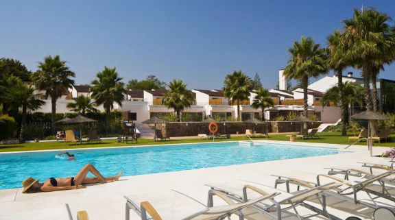 The NH Sotogrande Hotel's beautiful main pool in incredible Costa Del Sol.