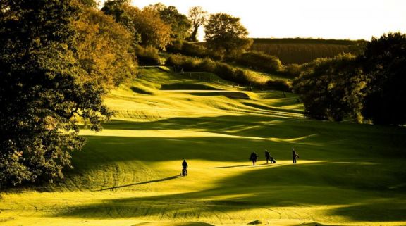 The Breadsall Priory Country Club's scenic golf course situated in dramatic Derbyshire.