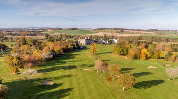 The Dalmahoy Golf Course's picturesque golf course in dazzling Scotland.