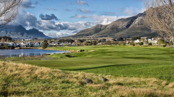 The De Zalze Golf Club's impressive golf course situated in amazing South Africa.