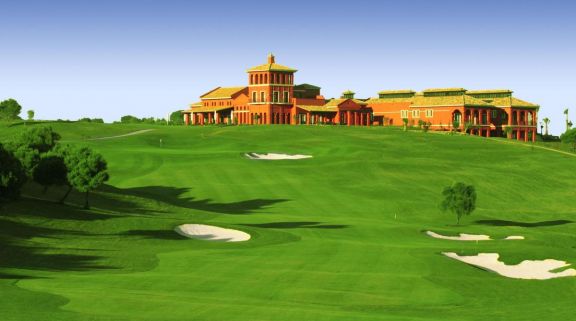 The La Reserva Golf Club's scenic golf course in gorgeous Costa Del Sol.