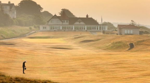The Lundin Golf Club's impressive golf course within impressive Scotland.
