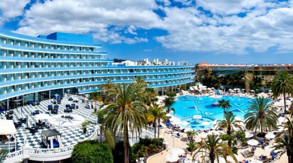 View Hotel Mediterranean Palace's scenic main pool within stunning Tenerife.