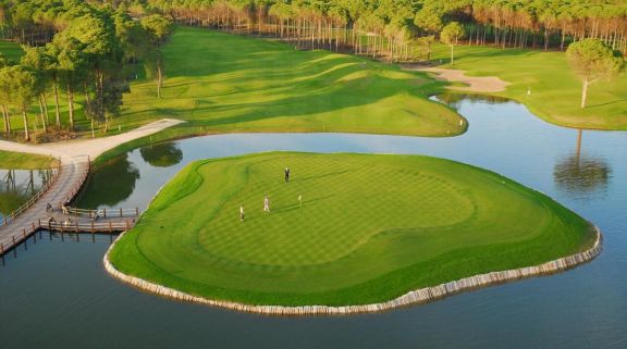The Sueno Golf Club - Dunes Course's lovely golf course situated in staggering Belek.