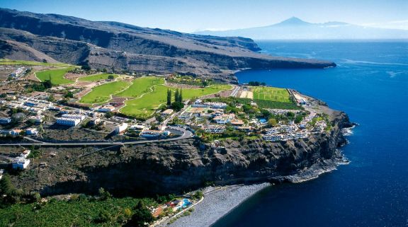 The Tecina Golf Club's scenic golf course situated in dramatic La Gomera.